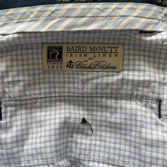 Brooks Brothers Clark Fit Linen and Cotton Chino Pants W31/L32 - Picture 5 of 8